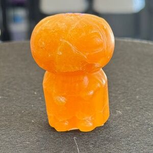Orange Calcite Superman Pumpkin